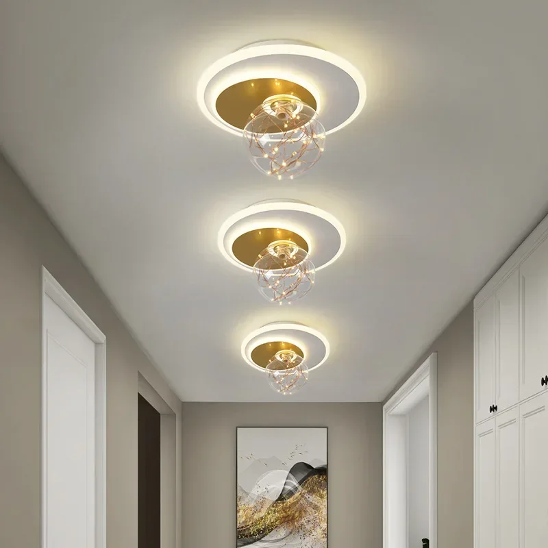 LED Nordic Ceiling Lamps Indoor Lighting Home Lamp For Living Room Dining Table Bedroom Decoration Corridor Ceiling Light