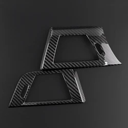 LHD RHD Real Carbon Fiber for BMW 3 4 Series F30 F31 F32 F33 F34 F36 2014-2018 M3 F80 Car Side Air Conditioning Vent Frame Trim