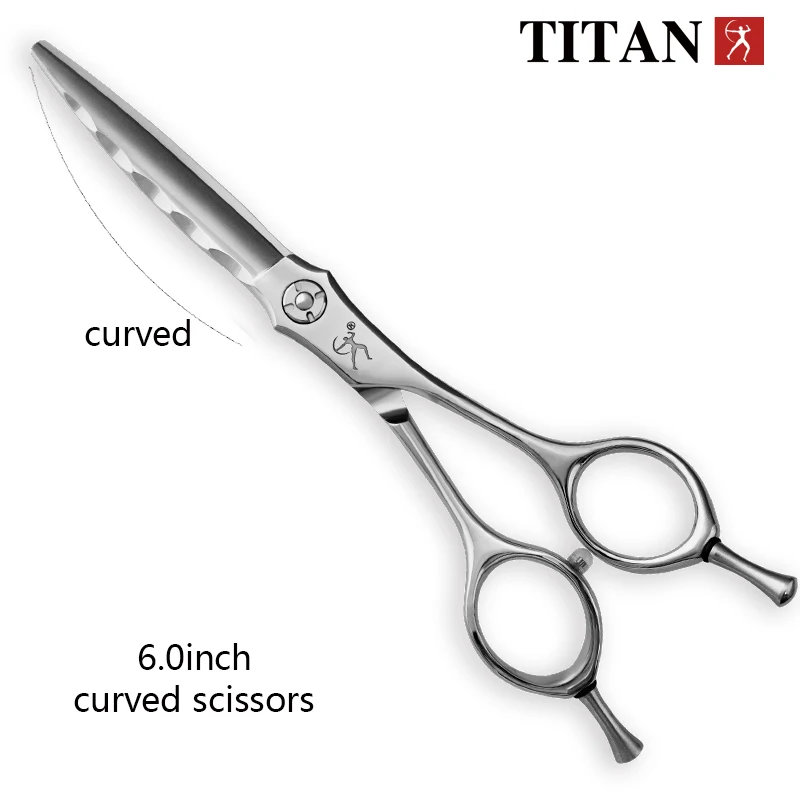 

TITAN professional hairdressing scissors hair scissors curved blade cut scissors