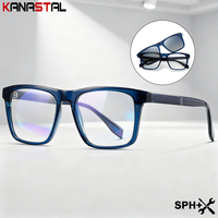 Men Reading Glasses Optical Lenses Prescription Myopia Eyewear Women Blue Light Blocking TR90 Eyeglasses Frame Sunglasses Clips