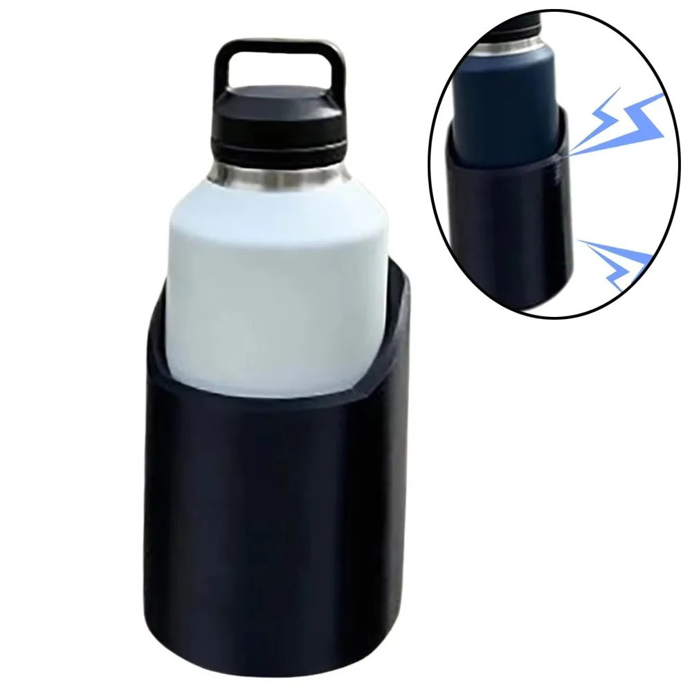 

Portable 3D Printed Magnetic Cup Holder Heavy Duty Black Water Bottle Storage Rack Insulation Cup Bottle Rack for 50oz