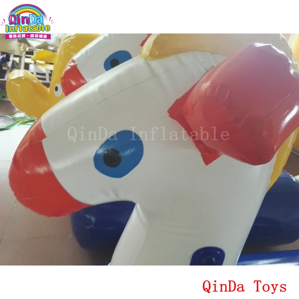 Bounce Toys Inflatable Horse Jumping Rider For Racing,6 Pieces Of Inflatable Little Horse For Kids And Adults