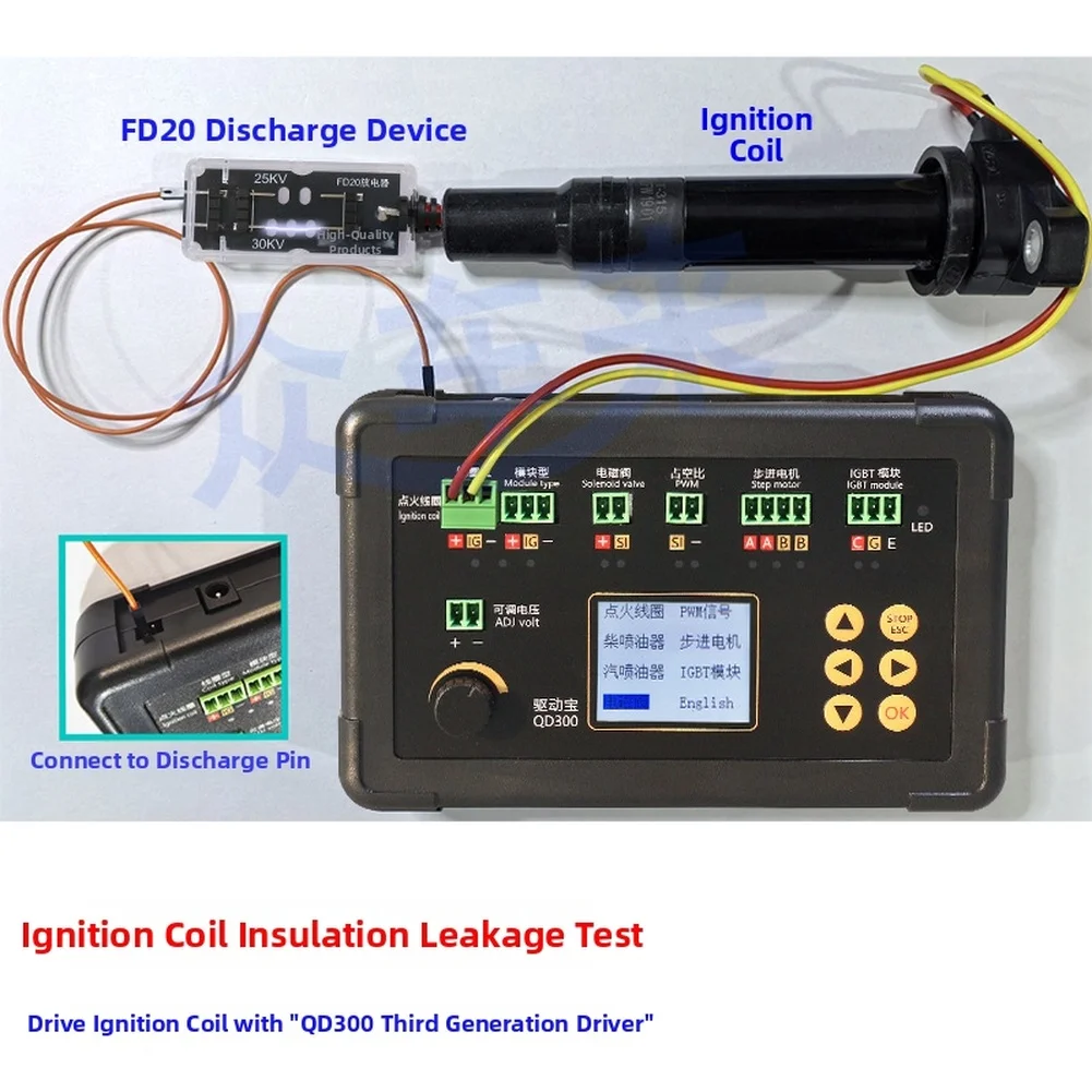 Garage Testing Ignition Coil Tester Multifunctional Ignition Coil Tester Ignition Coil Tester 25KV Discharge Gap
