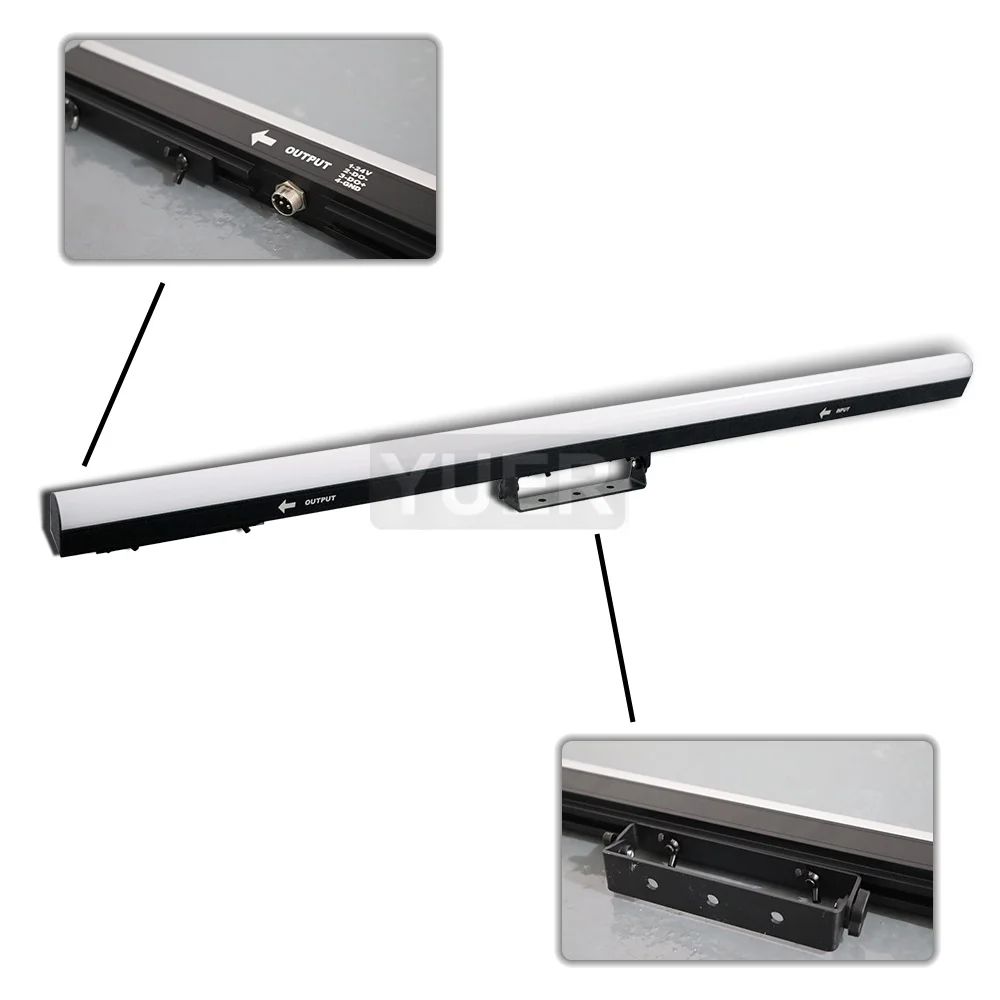 64PCS/LOT NEW LED 40X0.5W Circular Pixel Bar Strip Light LED RGB 3IN1 Stage Effect Light DMX 480CH LED Wall Wash DJ Disco Light