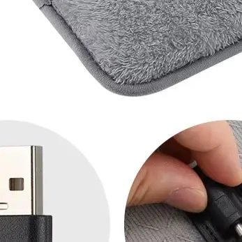 

Портативная электрическая подушка сиденья с подогревом и питанием от USB для настольного стула, автомобиля, дома, холодной погоды, незаменимые для мгновенного тепла