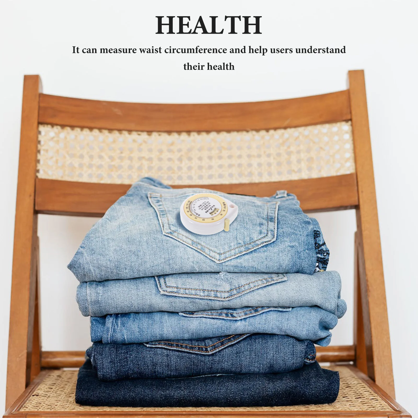 

Portable Body Measurement Tape Measure for Waist Fat Tracking Retractable Design Ideal for Health Monitoring Body Tape Measure