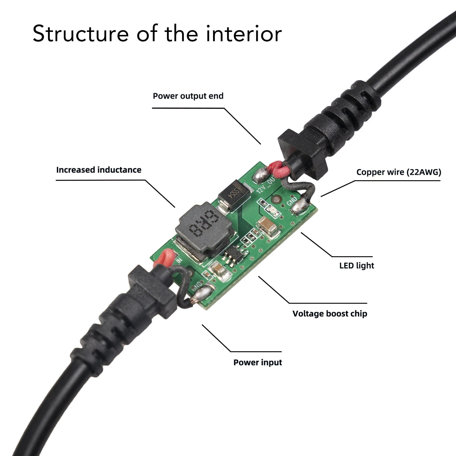 5V USB C To 12V Car Cigarette Lighter Converter Plug and Play Male To Female Car Electronics Accessories for Electronic Dog view 2