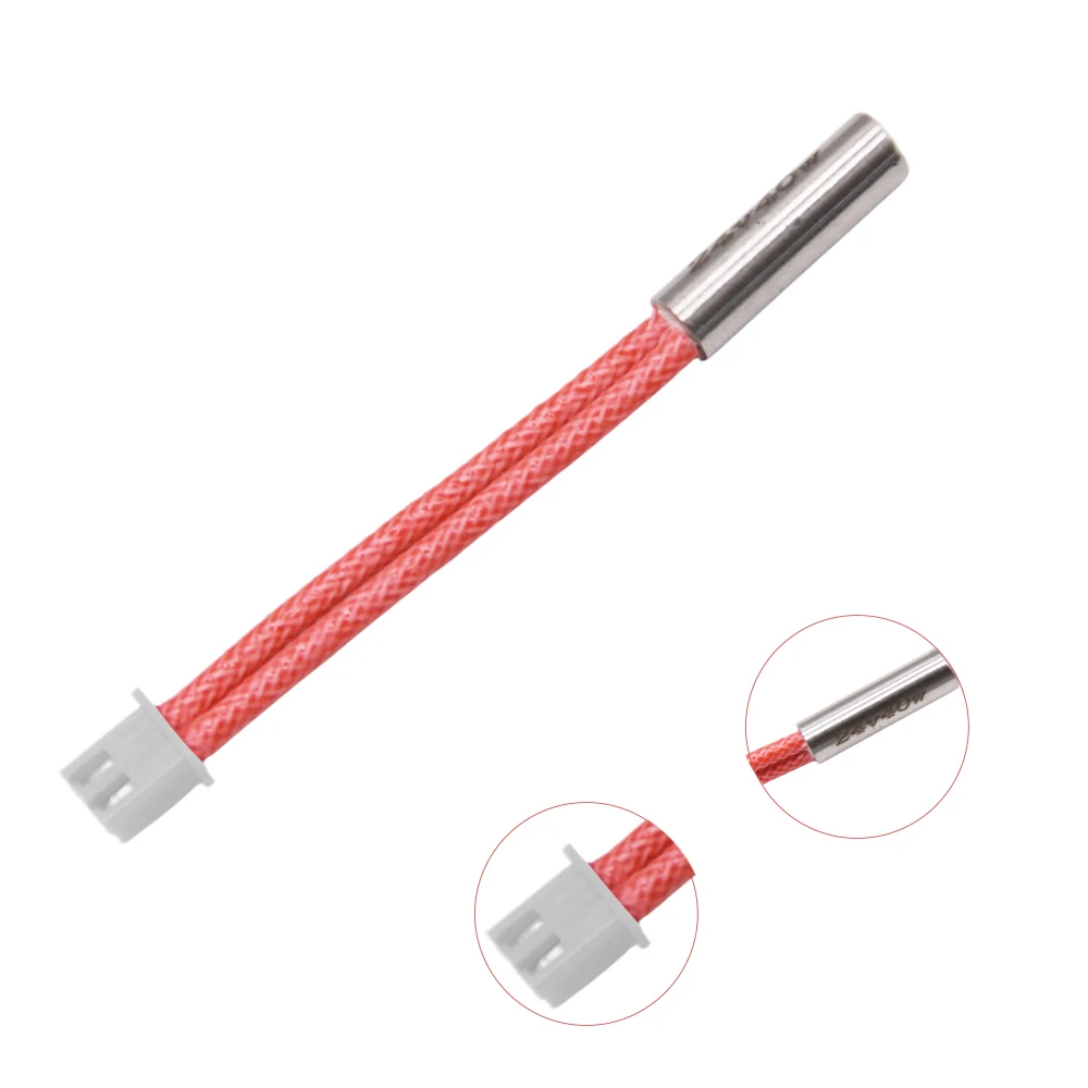 24V 40W Cartridge Heater High Temperature 300°C NTC100K Thermistor Heating Rod for Sprite Extruder Ender 3 S1 3D Printer Parts view 3