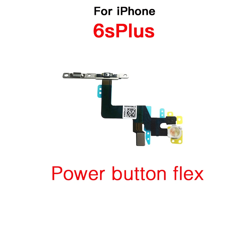 Inner Parts For iPhone 6s Plus Rear Front Camera Charging Power Volume Flex Cable Loud Speaker Ear Piece Screws Replacement