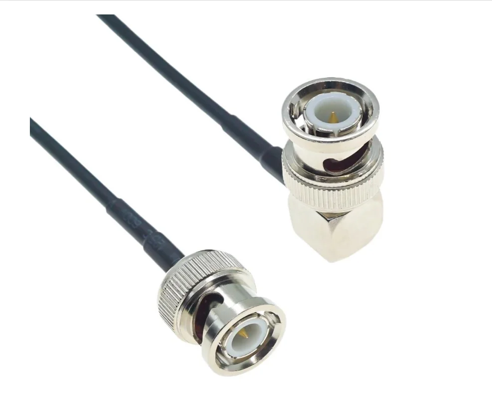 Coaxial Jumper Cable 50 ohm RG174 BNC Male to Male Connectors for Video Signals, CCTV, DVR,Camera
