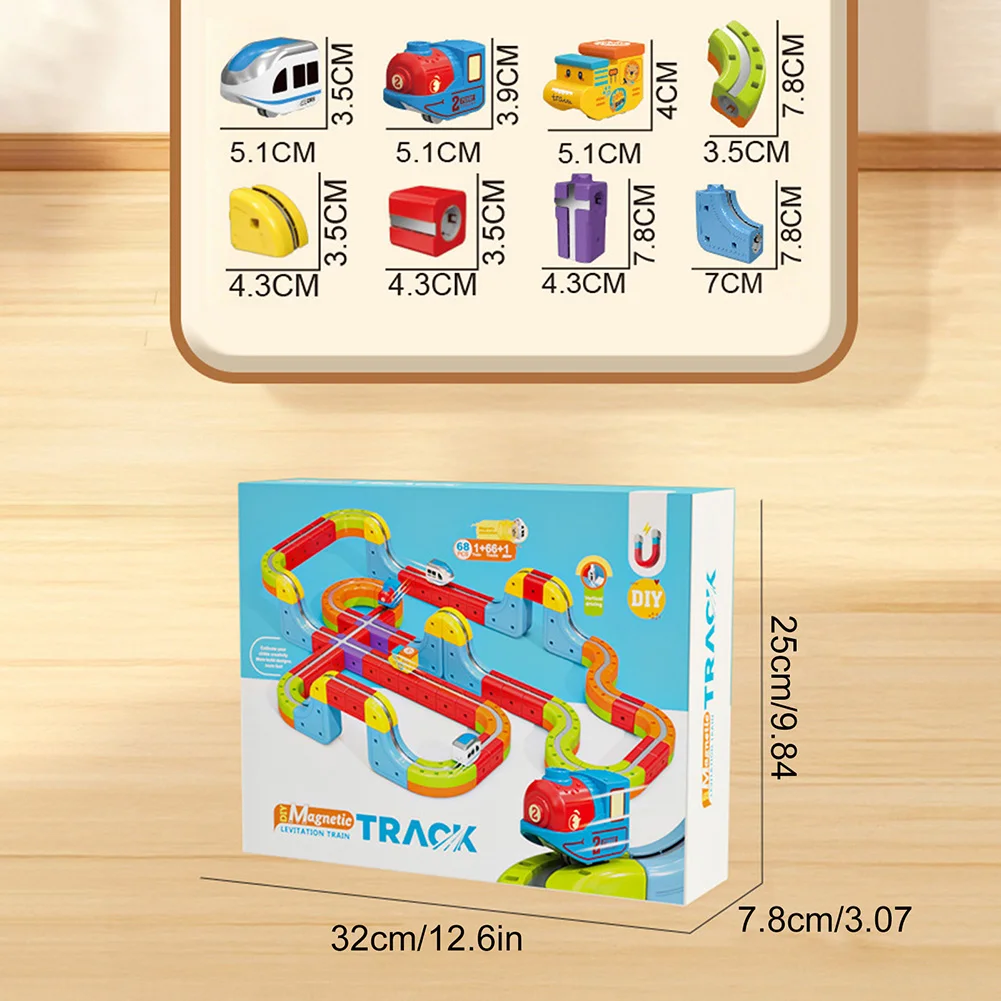 لعبة قطارات الألغاز الذكية DIY للمحديات المتقدمة مشبك ثلاثي الأبعاد للأطفال الأولاد والبنات #3