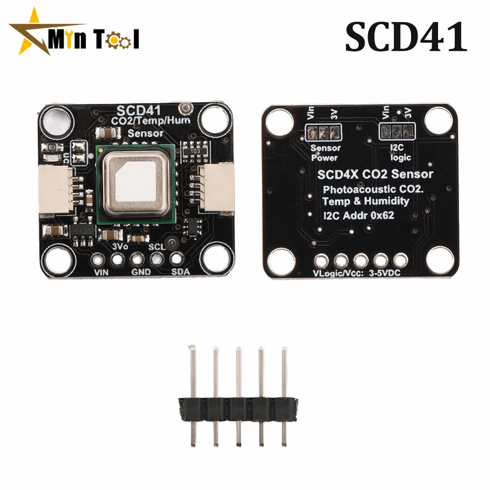 SCD 40 SCD41 Gas Sensor Module Detects CO2 Carbon Dioxide Temperature And Humidity Sensor I2c Communication Measuring Tool