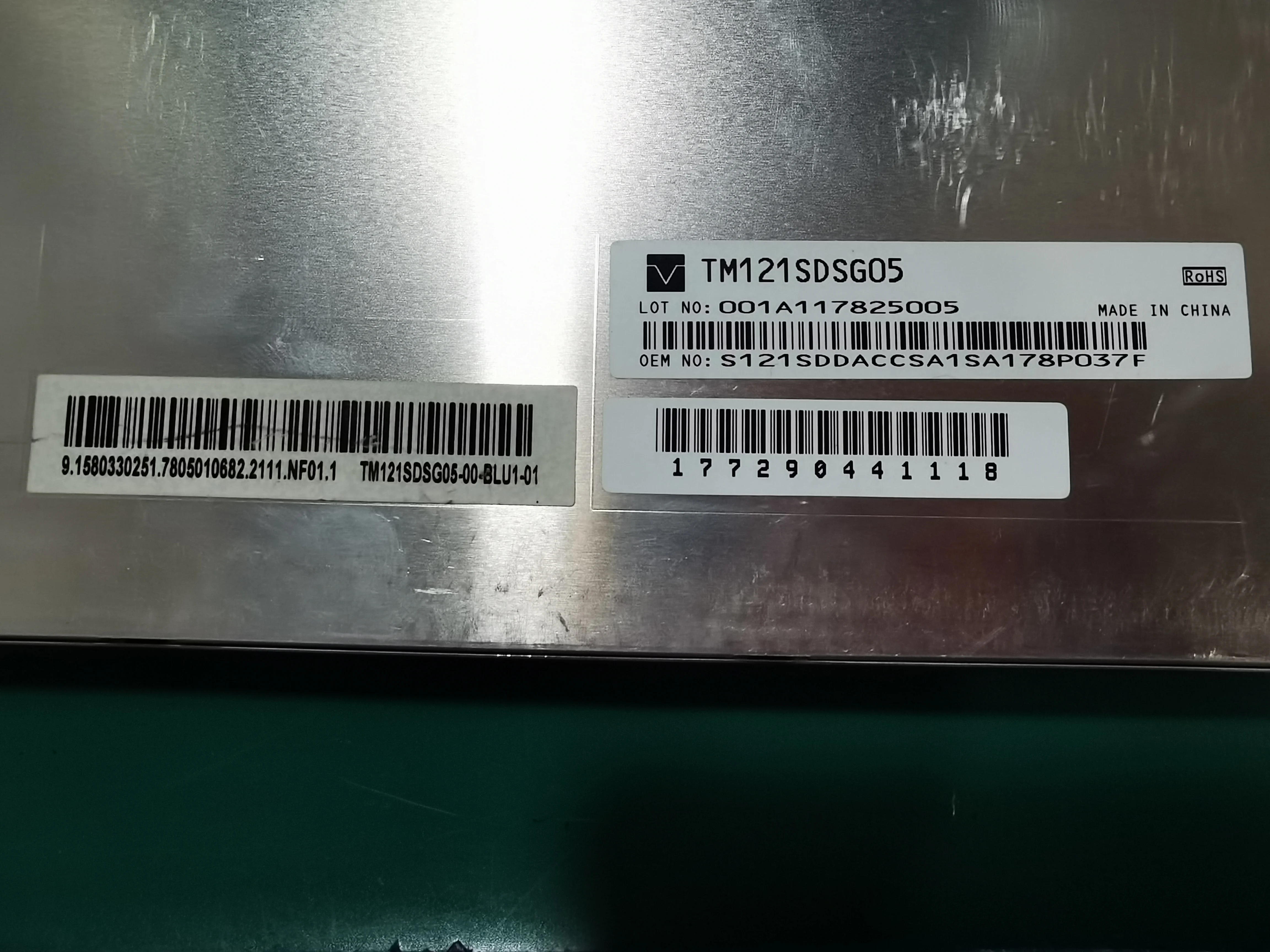 Imagem -03 - Tela Original Tm121sds01 Testado em Estoque 121 Tm121sdsg05