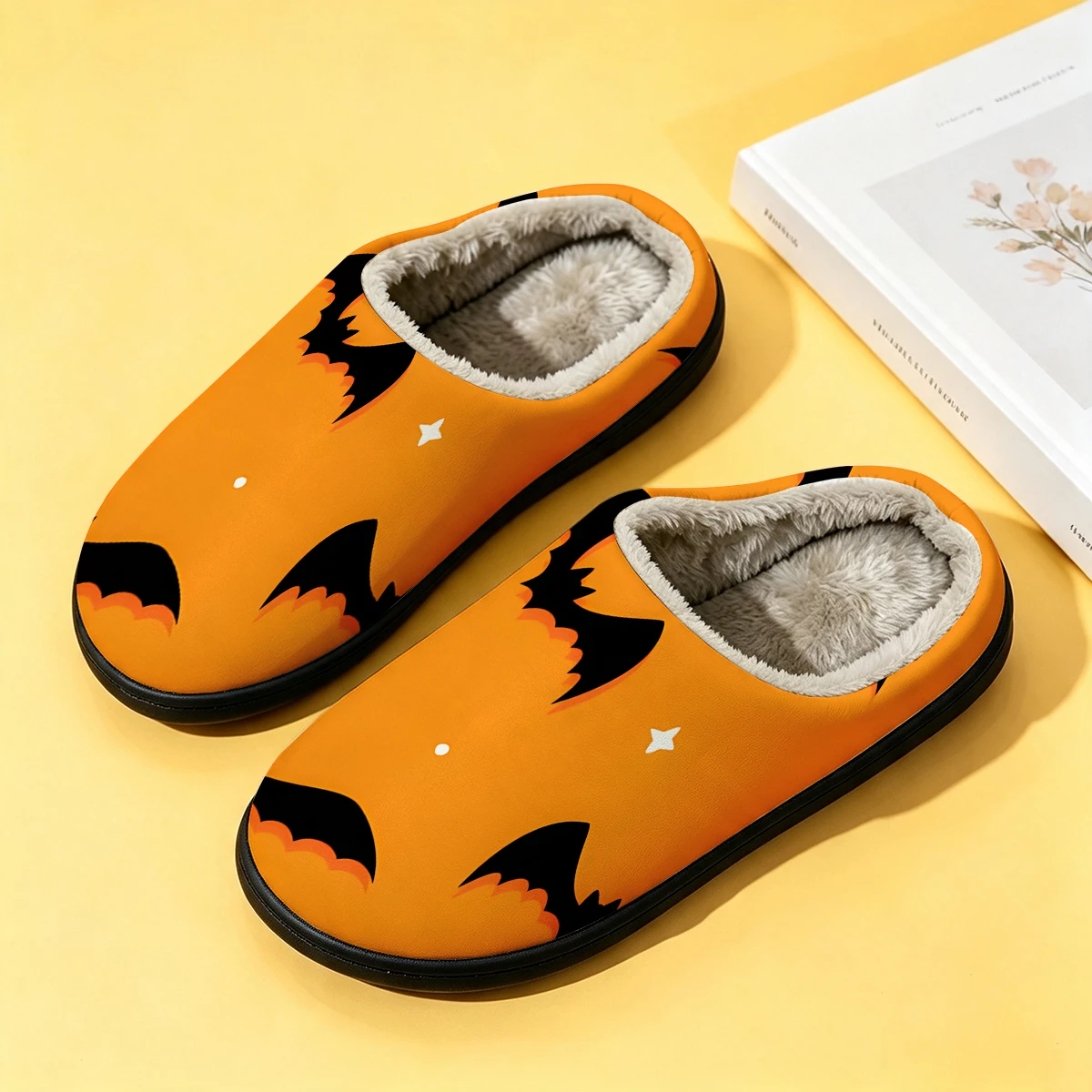 Orange Bats White Stars Women' - Men Shoes For Winter ulasan dan harga