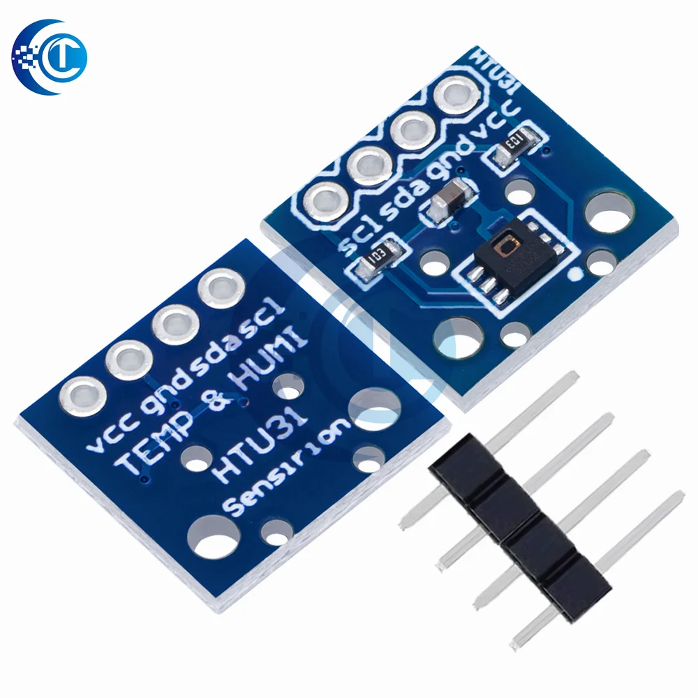 Módulo sensor de temperatura e umidade de alta precisão HTU31D: sonda de versão de atualização HTU21D – para Arduino