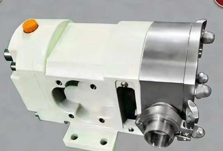 Sanitary Food Standard Stainless Steel Mini Twin-rotor Lobe Pump Head CRP-3Z-3/5/10/20 Rotor Lobe Pump 316L