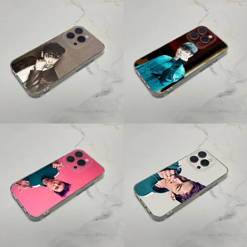 

Phone Case For iPhone 16,15,14,13,12,11 Plus,Pro,Max,XR,XS,Plus,E,SE4,Mini Transparent T-TOP C-Choi S-Seung Hyun Cover