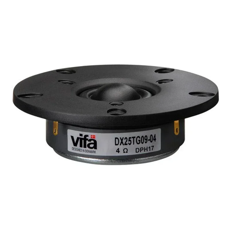 Imagem -04 - Originais Vifa Dx25tg0904 Dx25tg30-08 Home Audio Faça Você Mesmo Membrana Preta Cúpula Tweeter Alto-falante Driver 8ohm 100w Peças