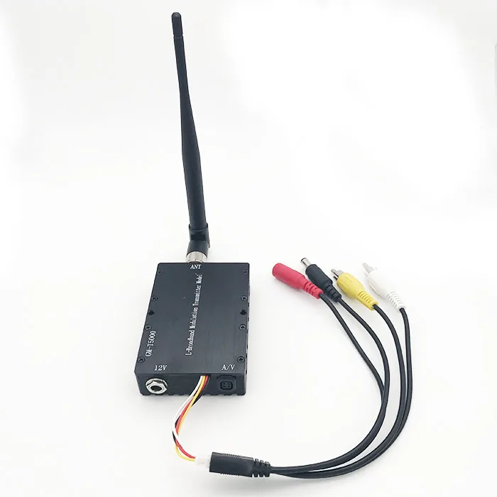 

1.2G5W Transmitter Wireless Audio and Video Transmitter 1.2G Image Transmission Wireless Video Transmission Transmitter Receiver
