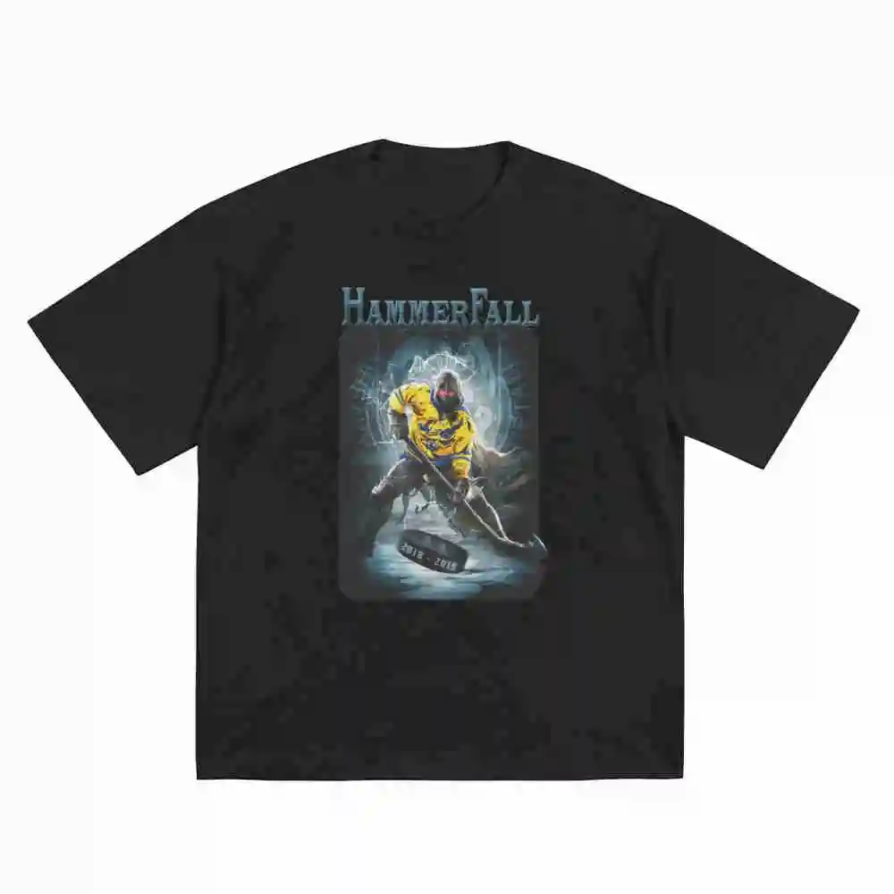 Hammerfall Hector Hockey JSR Short Sleeve Tee 100% Cotton T-Shirt