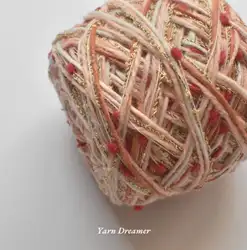 Strawberry Jam Style Yarn for Crochet Fancy Crochet Yarn 100g Dots Mixed Yarn Chunky Hand Blended Yarns for Knitting and Crochet