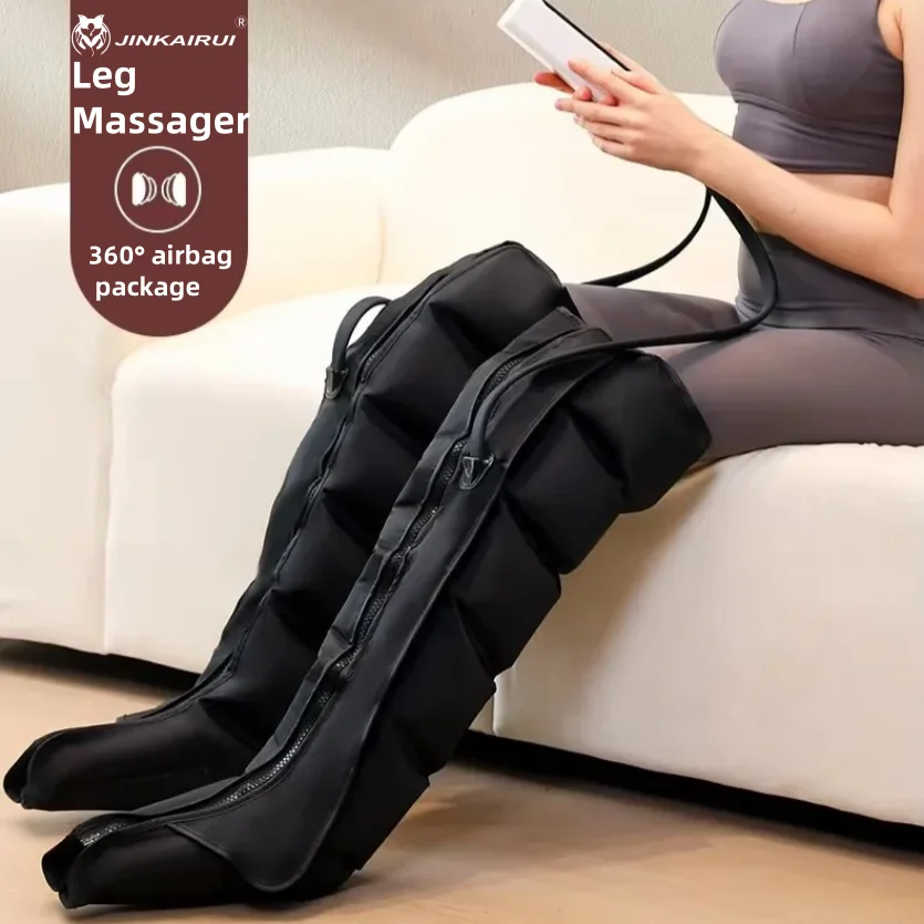 2025 New Leg Massager Large Leg Foot Air Wave Massage Boot Air Bag 3 Intensities Calf