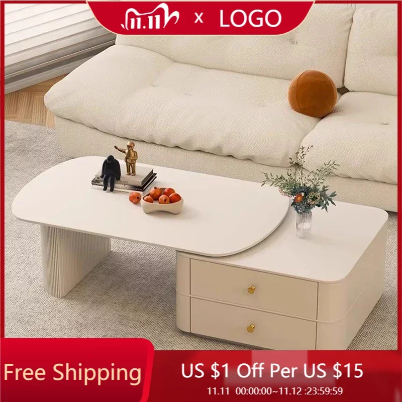 Design Makeup Floor Table White Liftable Bedroom Corner Design Coffee Tables Luxury Salontafel Voor Woonkamer Room Decor