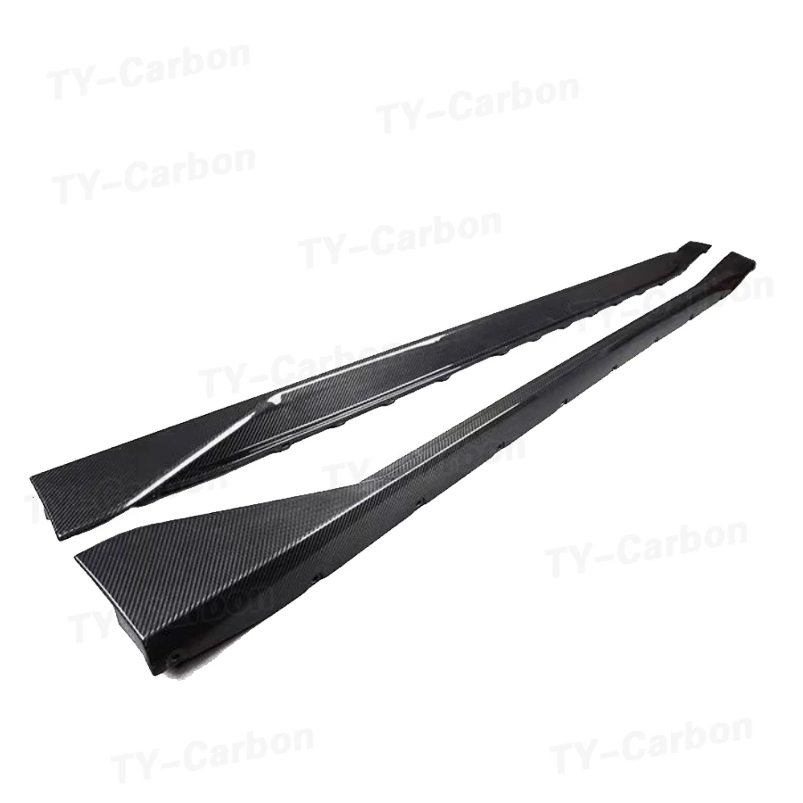 Dry Carbon Side Rock Sill Insert Trim Für BMW M3 G80 M4 G82 G83 Auto Racing Stoßstange Diffusor 2021-2024 MPerformance Bodyki