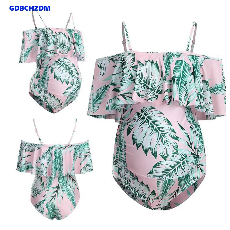 

Swimwear for Pregnant Women Swiming Wear One Piece Pregnancy Swimsuit Sexy Suspender Swim Suit Plus Size Maternity Bathing Suits