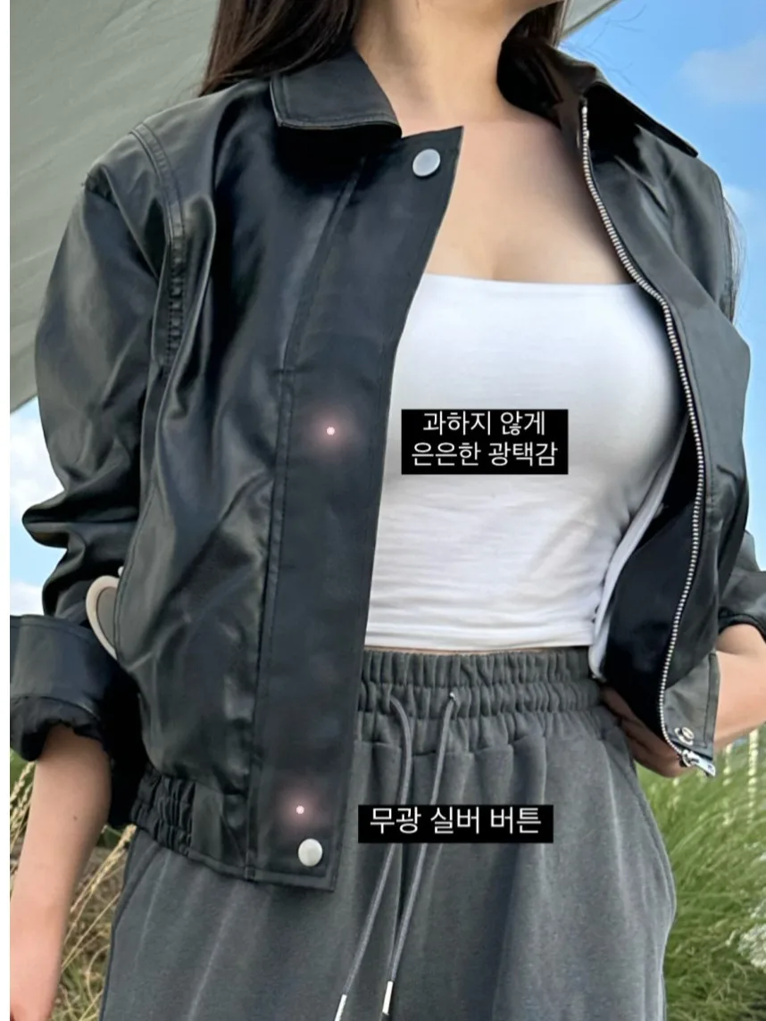 الرجعية هونغ كونغ Sle دراجة نارية Jaet المرأة فضفاضة تناسب سستة بولي معطف معطف جلد شيك الخريف ملابس خارجية طويلة Sve #4