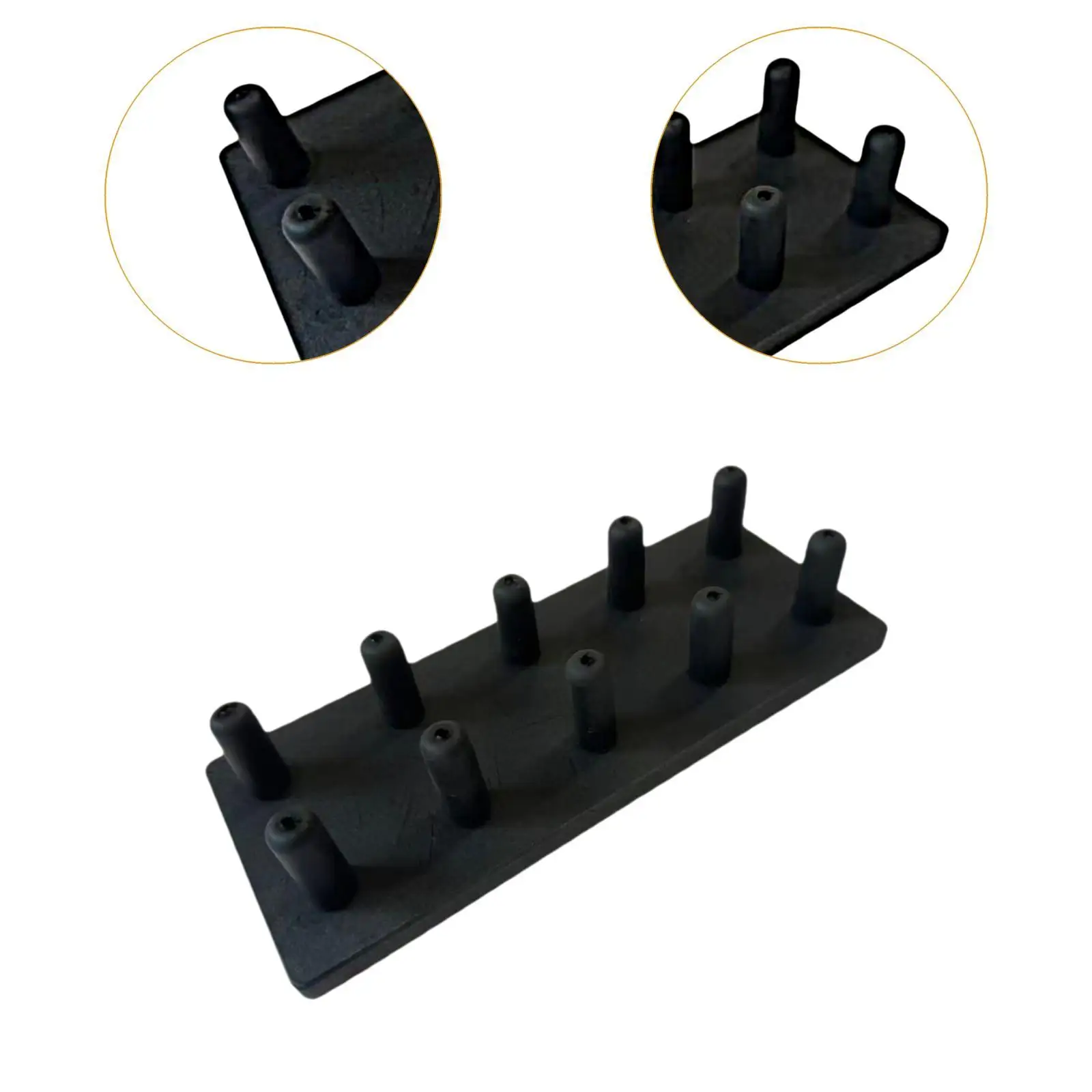 Organizzatore portatile stabile per bocchino per clarinetto sax espositore in legno per accessori per strumenti musicali da banco negozio di musica