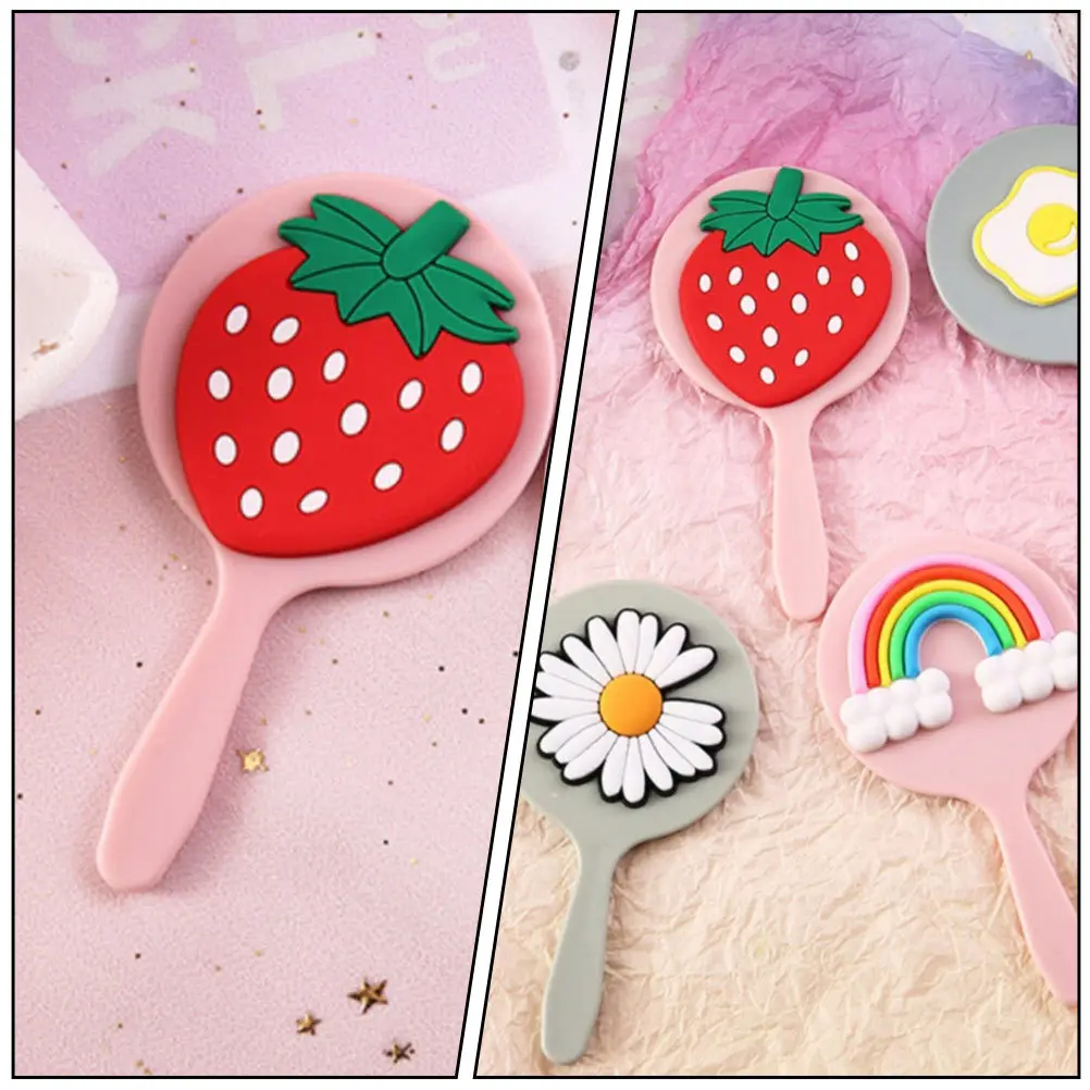 

Stylish Handheld Makeup Mirror Compact Travel Vanity Mirror for Women Portable Beauty Accessory Makeup Accessories