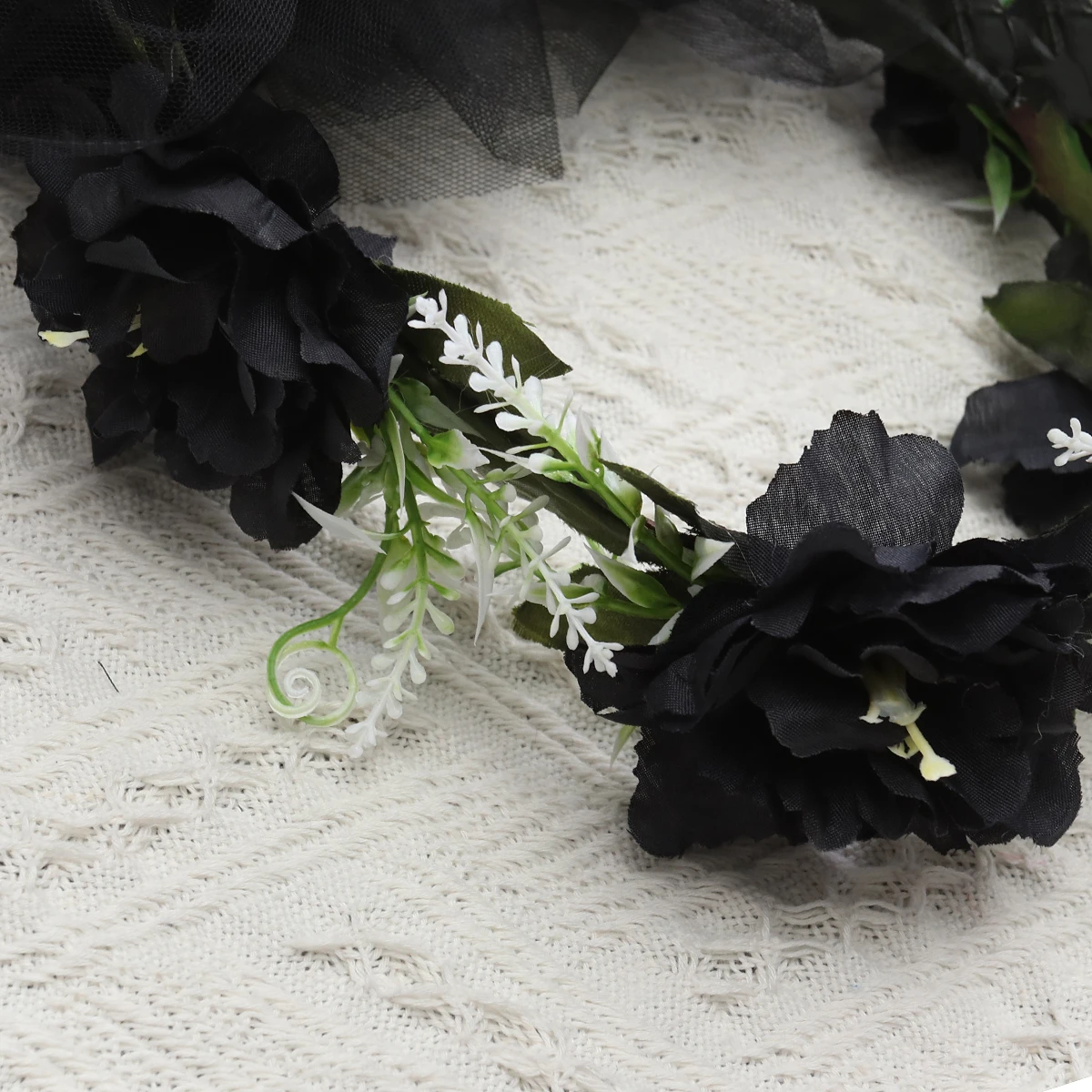 

Beautiful Bridal Veil for Women Wedding Dress European Style Flower H Sewn Tulle Charming Elegant Accessories
