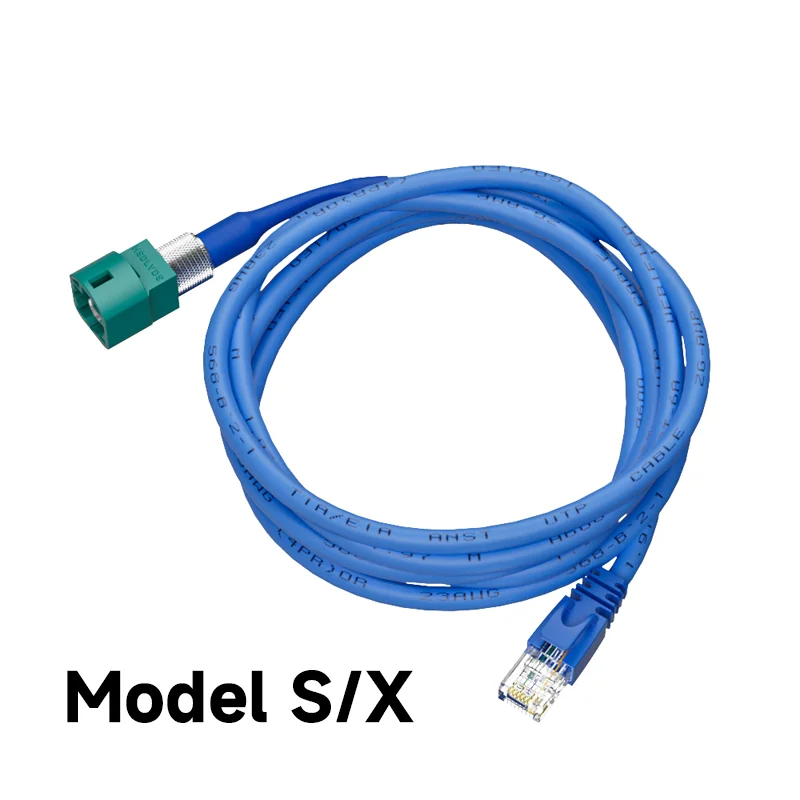 테슬라 진단 서비스 케이블, 테슬라 모델 3, Y, En, 모델 S, X, 이더넷 라인 진단 Cable1137658-00-A, 1137658-00-C, 1 개
