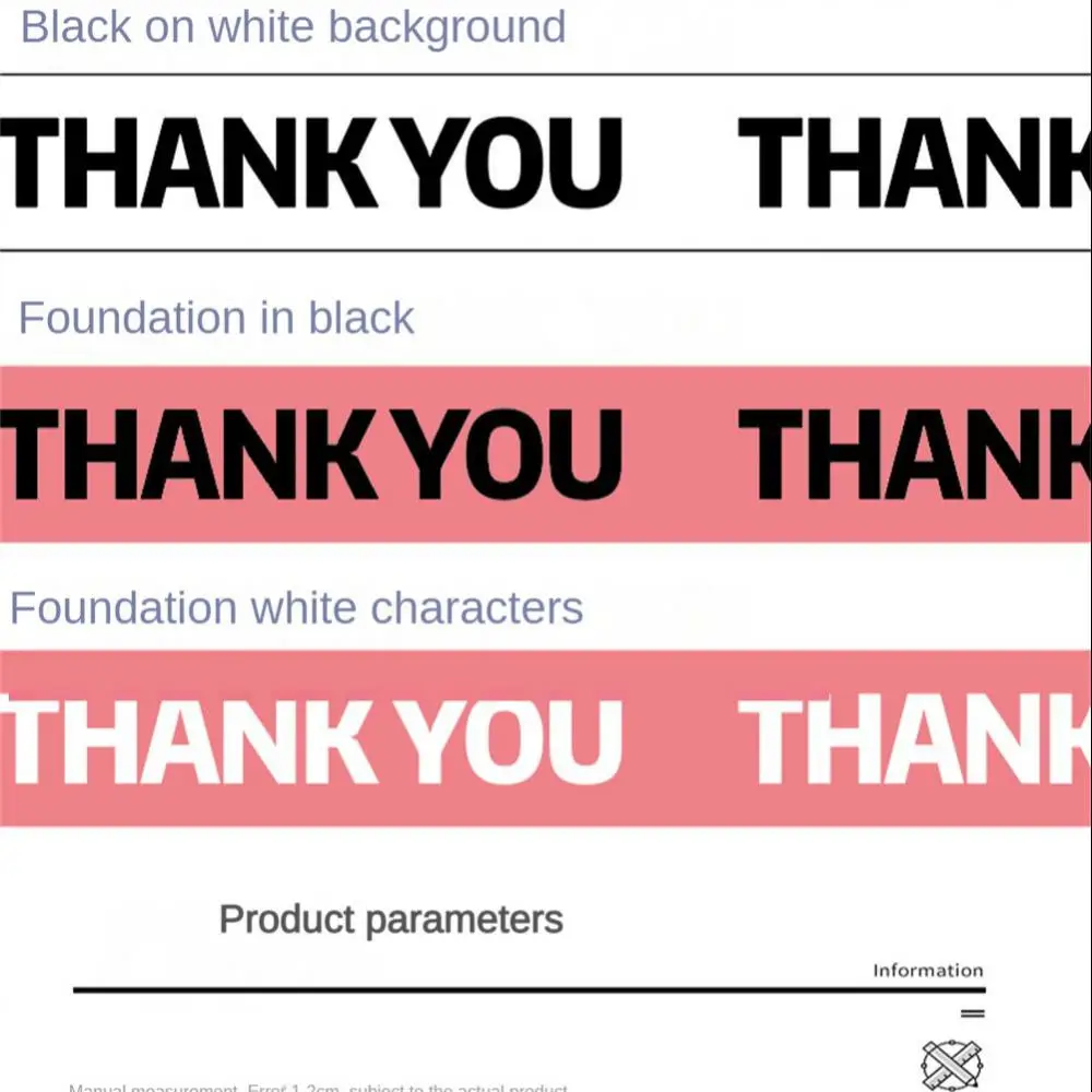 Packing Express Large Roll Wholesale Sealing THANK YOU Bathroom And Kitchen Adhesive Sealing