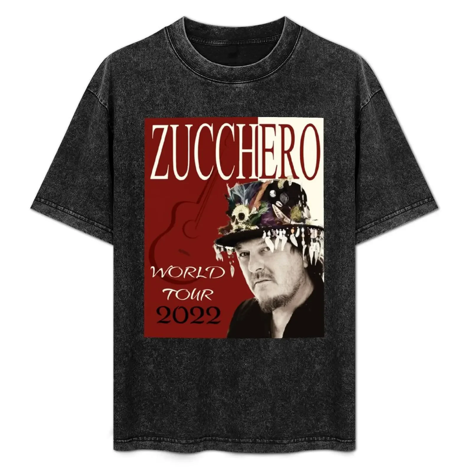 

Zucchero world tour 2022 T-Shirt Trendy Casual Short Sleeve Shirt