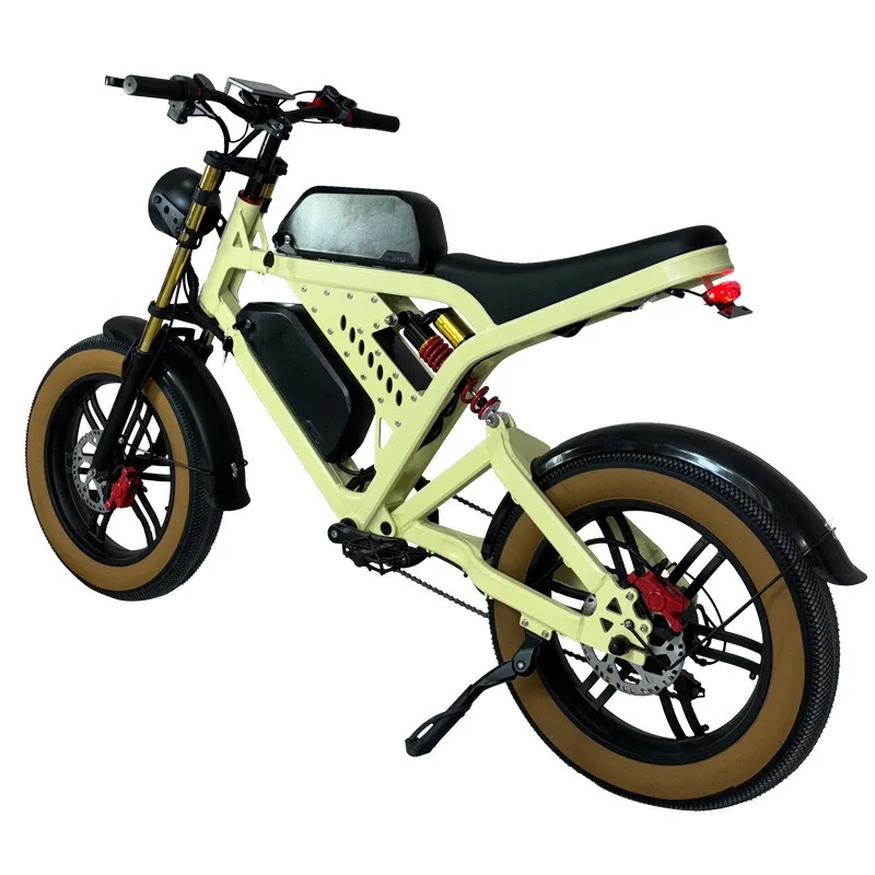 Snow tire variable speed power mountain beach, lithium battery electric bicycle