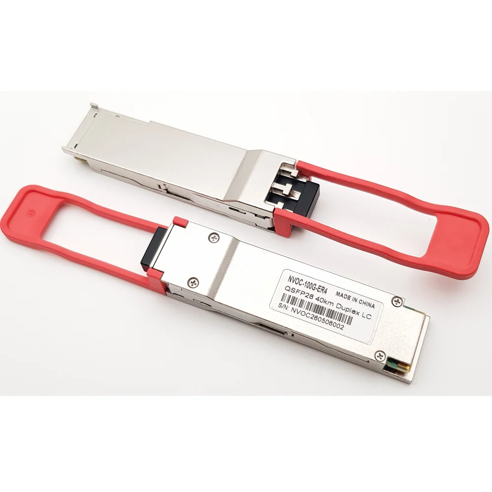 100Gbps QSFP28 ER4,40km,EML,SingleMode Dual Fiber Duplex LC SFP Transceiver Module  For HP,Cisco,Juniper,Mellanox,Huawei Switch