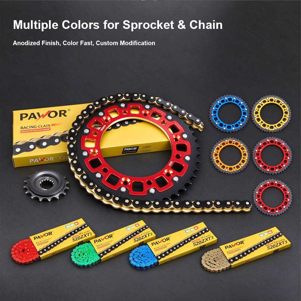 For CFMOTO 800NK Chain Sprocket Kit Enlarged Silent Sprocket Oil Seal Chain Modified Drive Gear Set Increase Torque Accessories