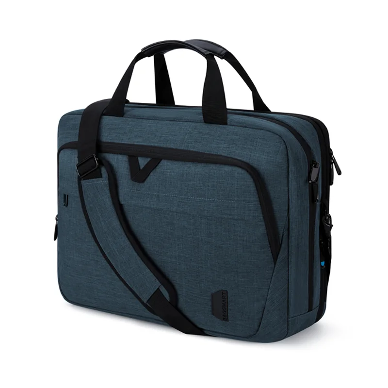 Torba na laptopa BAGSMART 17,3 cala, rozkładana torba na komputer, aktówka na laptopa, torba na ramię dla kobiet i mężczyzn, do pracy, biznesu, podróży, biura. — zdjęcie 2