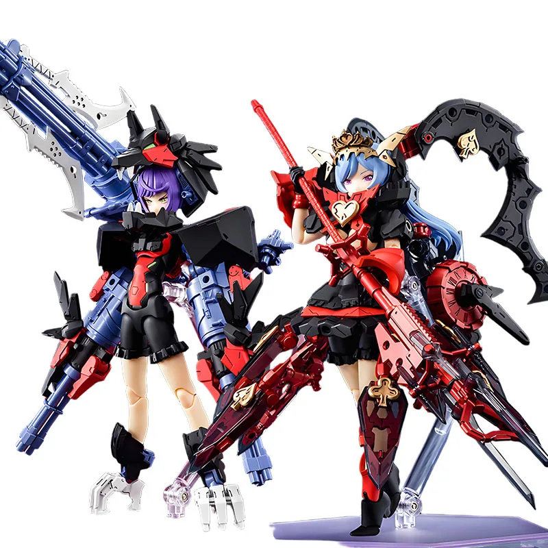 Kotobukiya Original MEGAMI DEVICE Chaos & Pretty GRANDMA&Chaos & Pretty QUEEN OF HEARTS Montagemodell Spielzeug Modell Geschenke für Jungen