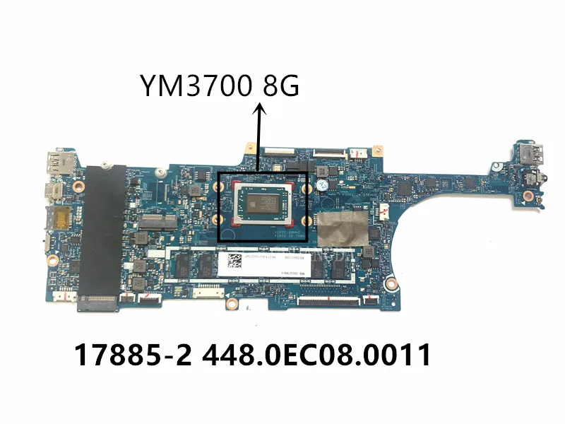 

Материнская плата для ноутбука HP X360 15-AG 17885-2 448.0EC08.0011 AMD YM3700 8G, 100% полностью протестированная материнская плата