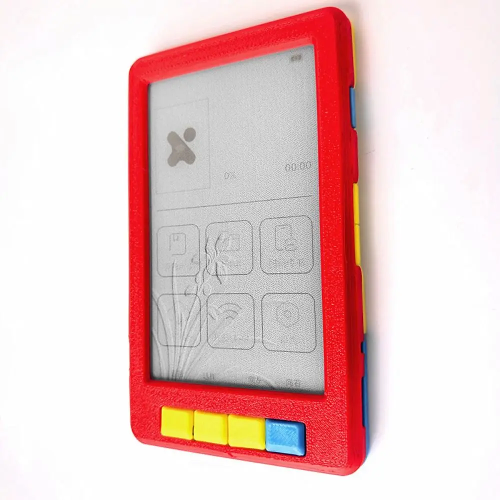 Shockproof E-Reader Case Anti-Scratch Full Coverage Full Coverage Case Plastic Retro Portable Cover for XTEINK X4