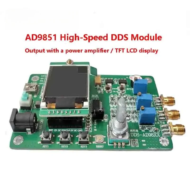 Compatible with 9850 Scanning Function and AD9851 High-speed Module Function Signal Generator for Sending Programs with LCD