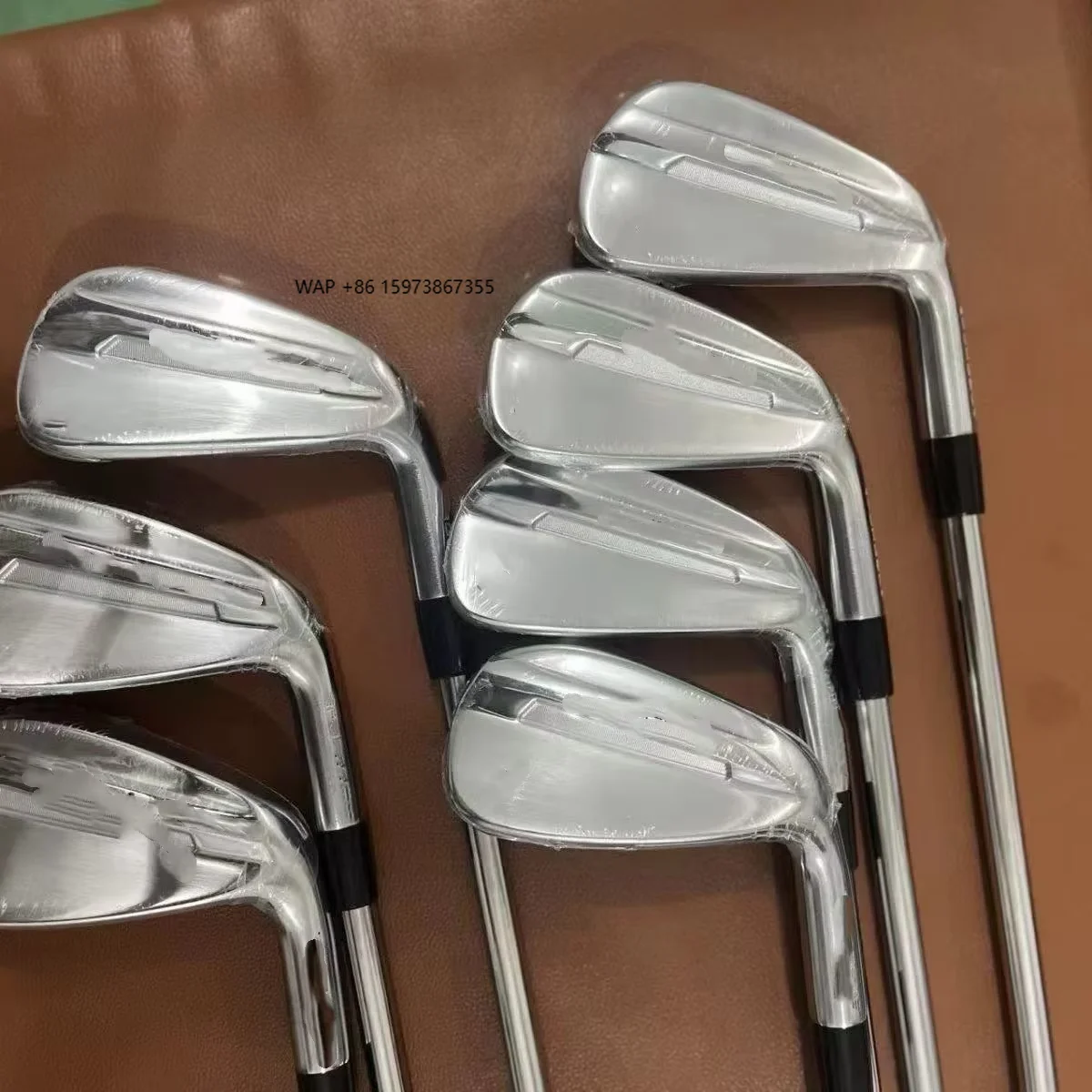 رائجة البيع الصين 90 جولف الحديد رؤساء المطاط قبضة مزورة شفرة فولاذية غير قابلة للصدأ 4-P اليد اليمنى اليسرى النساء الرجال نادي الغولف الحديد مجموعة #1
