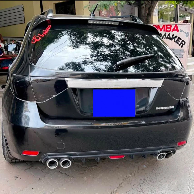 

Для Subaru Impreza задний диффузор, бампер, разделитель губ, спойлер, выхлопная труба, комплект кузова, аксессуары