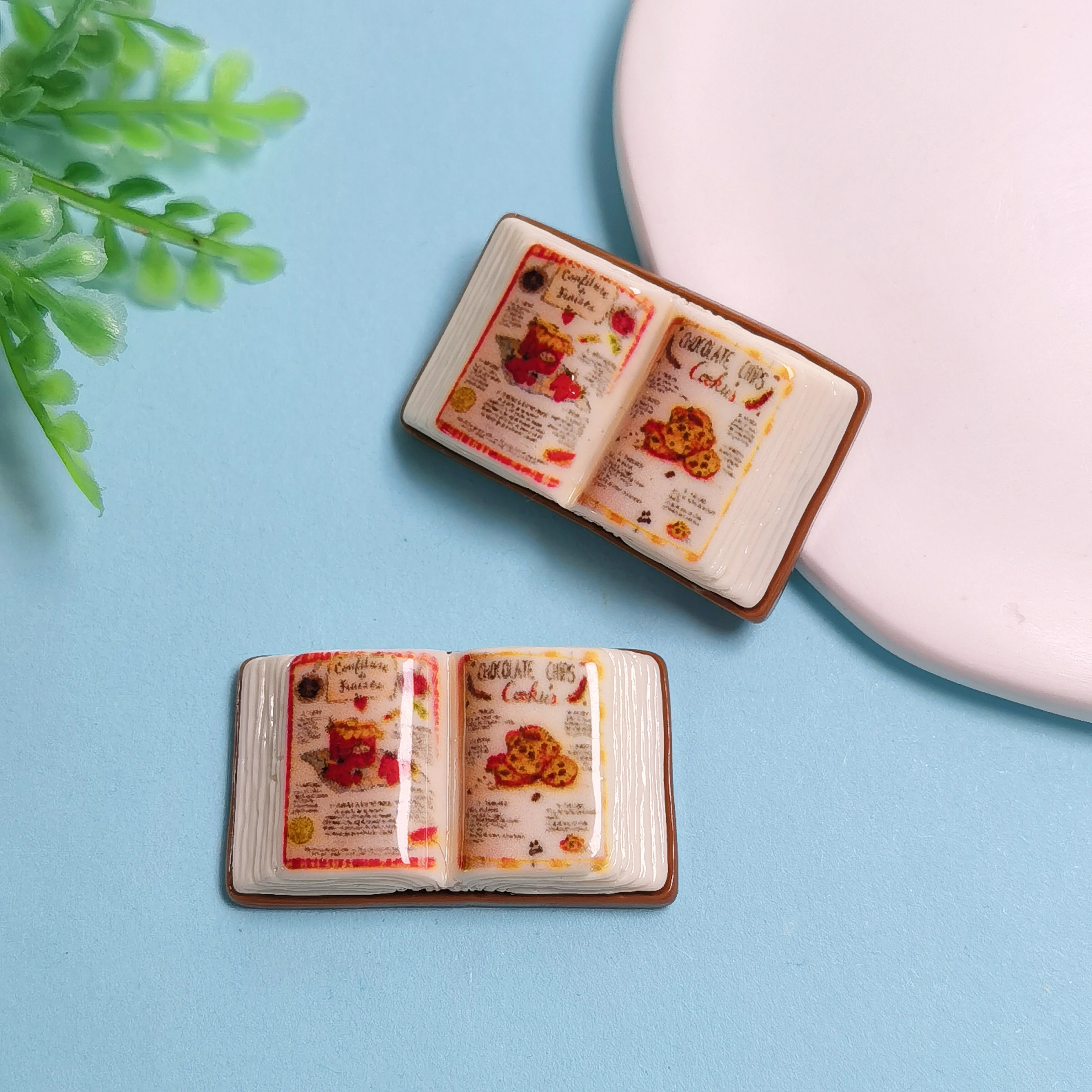 Kawaii Bakery Baking Book Miniature Resin Flatback Scrapbook Decoration Charm Handicrafts Accessories - view 5