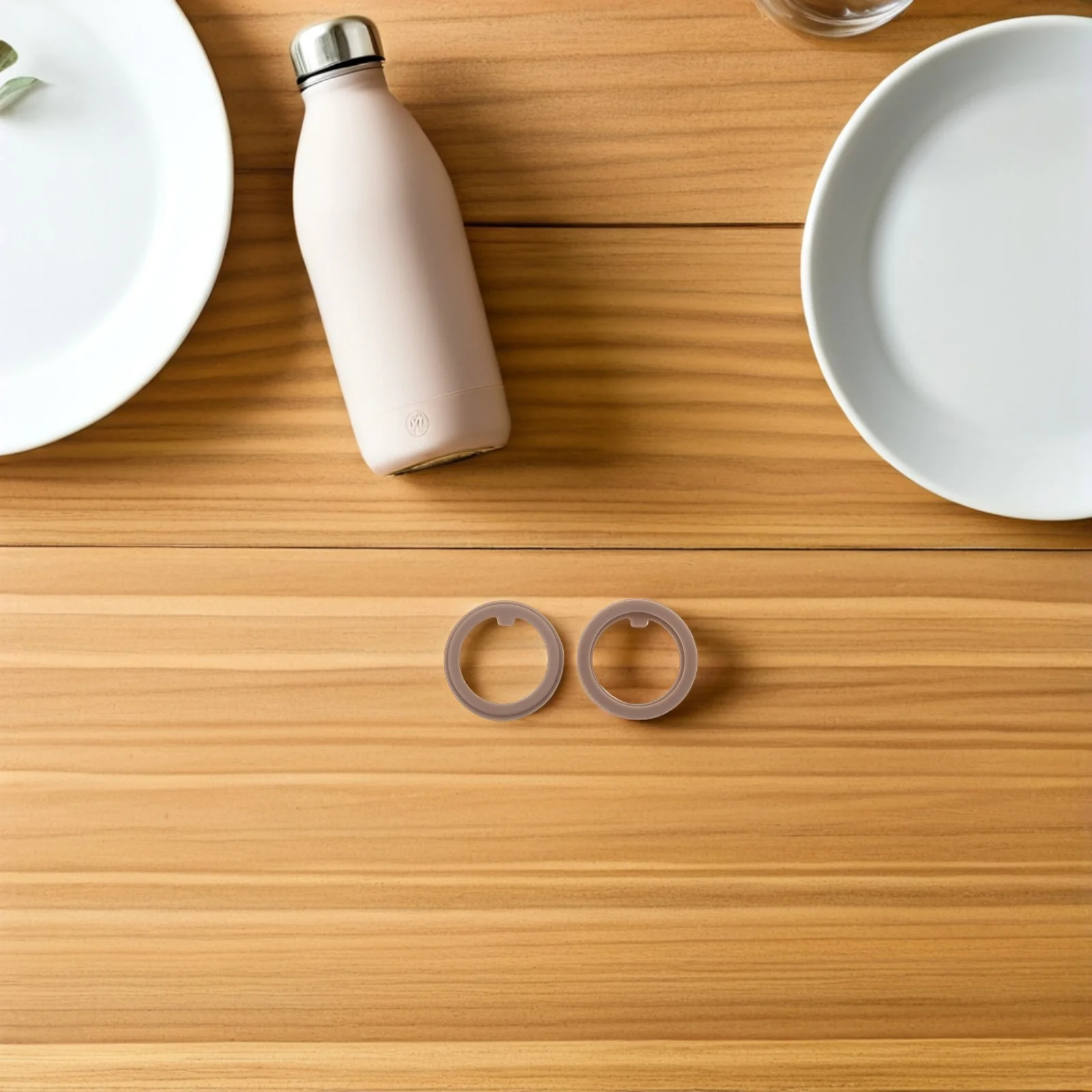 

2Pcs Bottle Gasket Silicone Replacement Seal for Insulated Water Bottle Leak Proof Cup Lid Gaskets Silicone Spill Stopper Travel