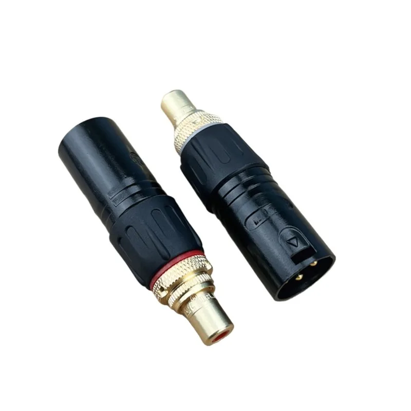 Audio Converter Adapter Hi Fi Grade High Fidelity Balanced To Female RCA Jack Accessory For HiFi Audio Amplifier Connection
