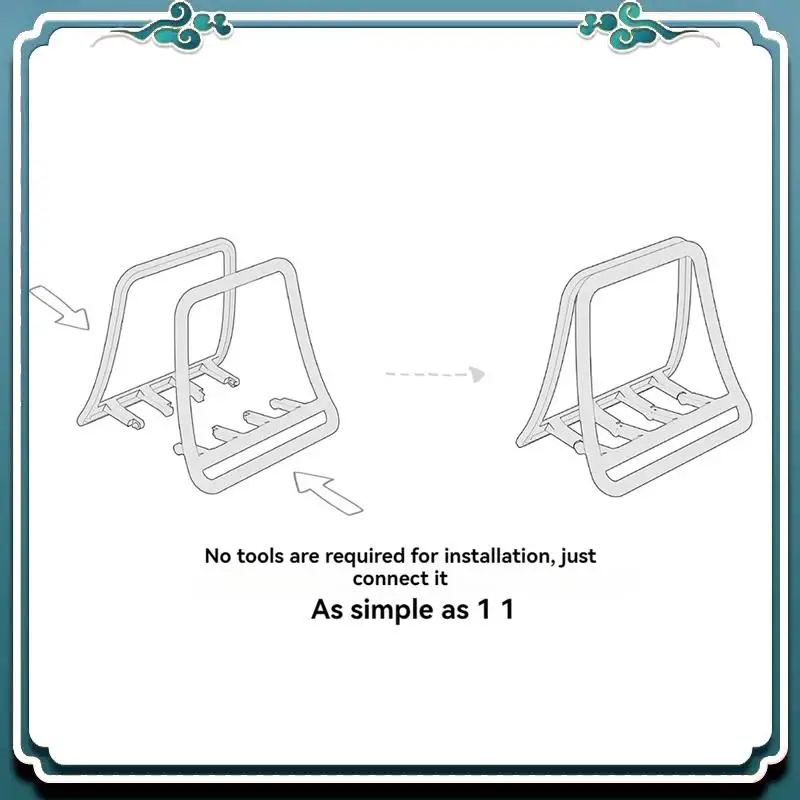 Easy To Use Adjustable Vertical Laptop Stand - Notebook & Tablet Holder Vertical Storage Rack